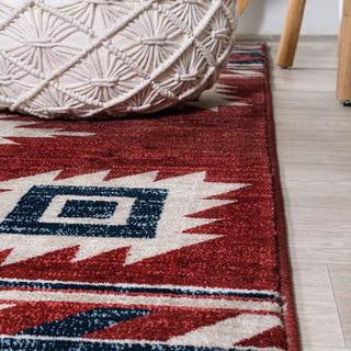 Serape Medallion Southwestern Area Rug - JONATHAN Y