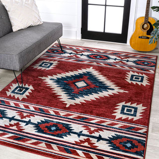 Serape Medallion Southwestern Area Rug - JONATHAN Y