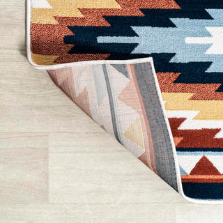 Konya Diamond Kilim Geometric Area Rug - JONATHAN Y