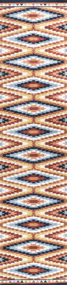 Konya Diamond Kilim Geometric Area Rug - JONATHAN Y