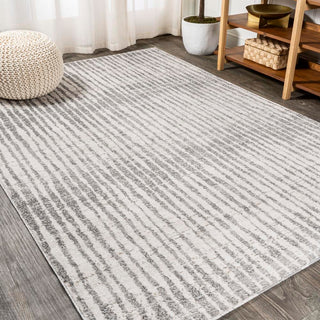 Skoura Modern Bold Stripe Area Rug - JONATHAN Y