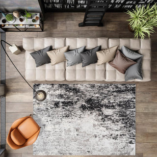 Storm Modern Abstract Area Rug - JONATHAN Y