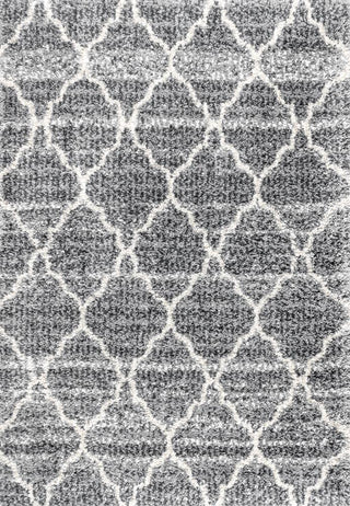 Susa Ogee Moroccan Trellis Shag Area Rug - JONATHAN Y