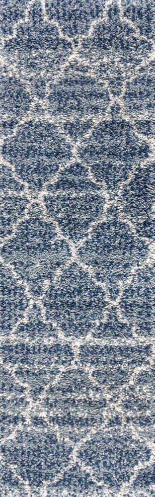 Susa Ogee Moroccan Trellis Shag Area Rug - JONATHAN Y
