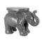 White Elephant 14.2" Ceramic Garden Stool