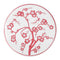 Cherry Blossom 17.7" Ceramic Garden Stool