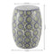 Lula 17.25" Suzani Ceramic Garden Stool