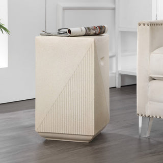 Adrian 20.75" Contemporary Minimalist Square Accent Table - JONATHAN Y
