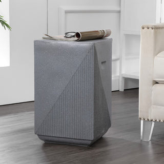 Adrian 20.75" Contemporary Minimalist Square Accent Table - JONATHAN Y