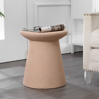 Hollie 18" Minimalist Modern Drum Accent Table Pedestal - JONATHAN Y