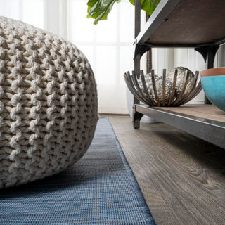 Ethan Modern Flatweave Solid  Area Rug