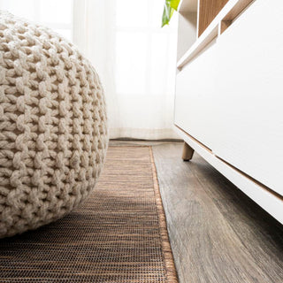 Ethan Modern Flatweave Solid  Area Rug