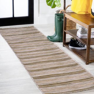 Bo Modern Farmhouse Wide Stripe Area Rug - JONATHAN Y