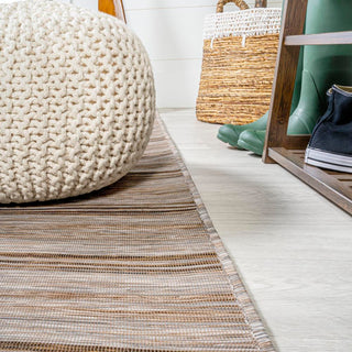 Bo Modern Farmhouse Wide Stripe Area Rug - JONATHAN Y