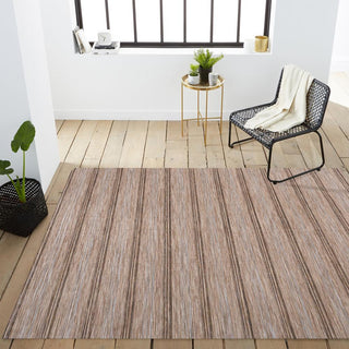 Bo Modern Farmhouse Wide Stripe Area Rug - JONATHAN Y