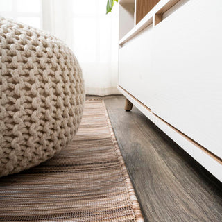 Bo Modern Farmhouse Wide Stripe Area Rug