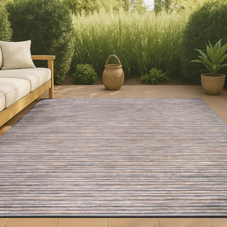 Finn Modern Farmhouse Pinstripe  Area Rug