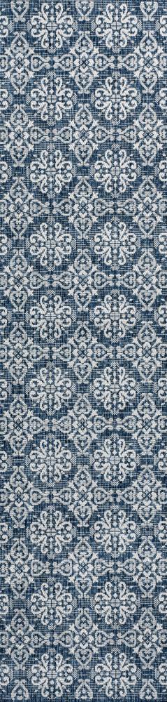 Amora Traditional Mediterranean Tile Design Indoor/Outdoor Area Rug - JONATHAN Y