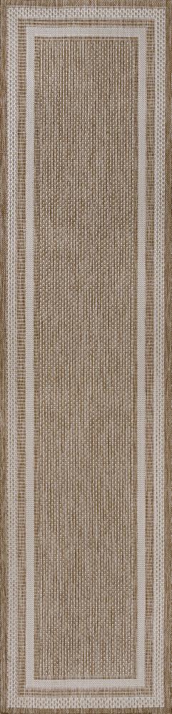 Dover Classic 3-Stripe Border Indoor/Outdoor Area Rug - JONATHAN Y