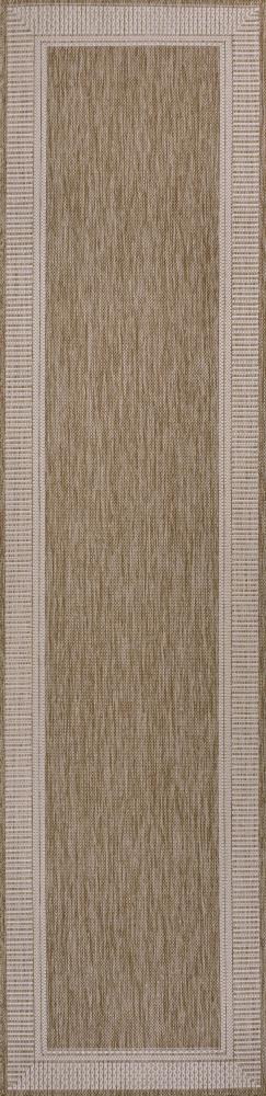 Hali Coastal Casual Wide Stripe Border Area Rug - JONATHAN Y