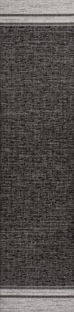 Alda Modern Minimalist Mingled Solid Indoor/Outdoor Area Rug - JONATHAN Y