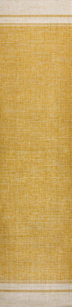 Alda Modern Minimalist Mingled Solid Indoor/Outdoor Area Rug