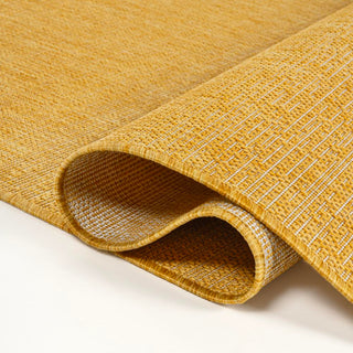 Alda Modern Minimalist Mingled Solid Indoor/Outdoor Area Rug