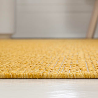 Alda Modern Minimalist Mingled Solid Indoor/Outdoor Area Rug