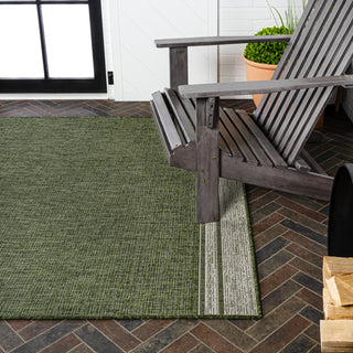 Alda Modern Minimalist Mingled Solid Indoor/Outdoor Area Rug
