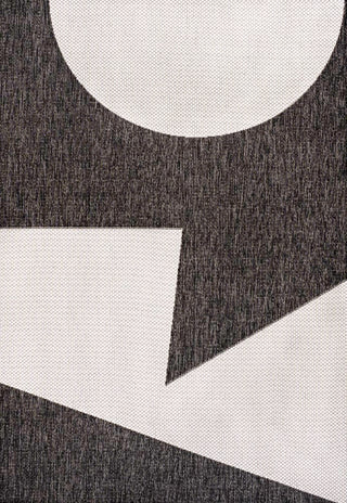 Lucian Modern Geometric Abstract Two-tone Indoor/Outdoor Area Rug