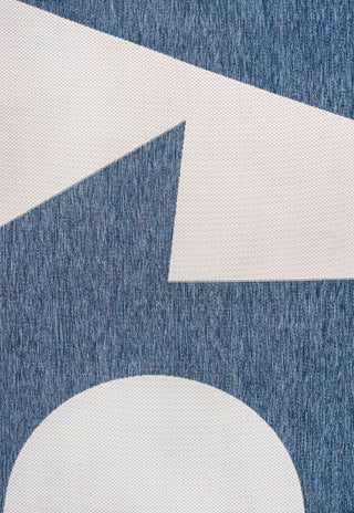 Lucian Modern Geometric Abstract Two-tone Indoor/Outdoor Area Rug