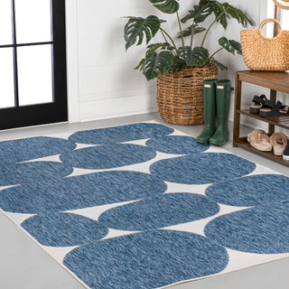 Rayna Modern Geometric Organic Shapes Indoor/Outdoor Area Rug