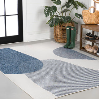 Zia Modern Geometric Organic Shapes Indoor/Outdoor Area Rug