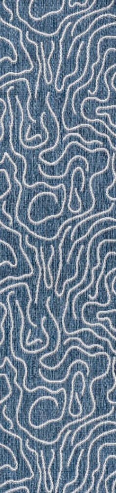 Nolan Modern Coastal Organic Shapes Indoor/Outdoor Area Rug