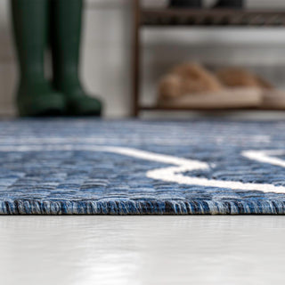 Nolan Modern Coastal Organic Shapes Indoor/Outdoor Area Rug