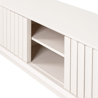 Gennaro 58 in. Farmhouse 3-Storage Sliding Door TV Stand Fits TVs up to 65 in. with Cable Management - JONATHAN Y