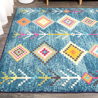 Tribal Love Geometric Area Rug - JONATHAN Y