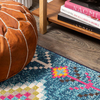 Tribal Love Geometric Area Rug - JONATHAN Y