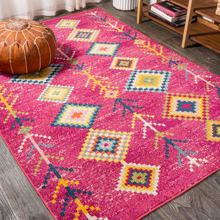 Tribal Love Geometric Area Rug - JONATHAN Y