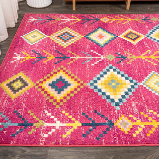 Tribal Love Geometric Area Rug - JONATHAN Y