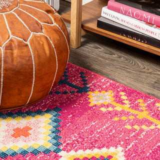 Tribal Love Geometric Area Rug - JONATHAN Y