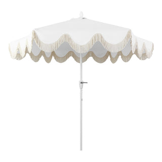 Collins 9 ft. Classic Cottage Tassel Market Patio Umbrella - JONATHAN Y