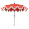 Collins 9 ft. Classic Cottage Tassel Market Patio Umbrella