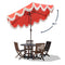 Collins 9 ft. Classic Cottage Tassel Market Patio Umbrella