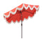 Collins 9 ft. Classic Cottage Tassel Market Patio Umbrella