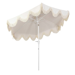 Collins 9 ft. Classic Cottage Tassel Market Patio Umbrella