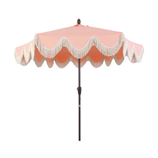 Collins 9 ft. Classic Cottage Tassel Market Patio Umbrella
