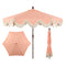 Collins 9 ft. Classic Cottage Tassel Market Patio Umbrella