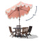 Collins 9 ft. Classic Cottage Tassel Market Patio Umbrella