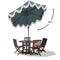 Collins 9 ft. Classic Cottage Tassel Market Patio Umbrella